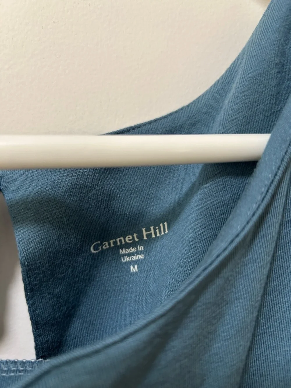 Garnet Hill Blue Kimono Sleeve Jumpsuit Size Medium